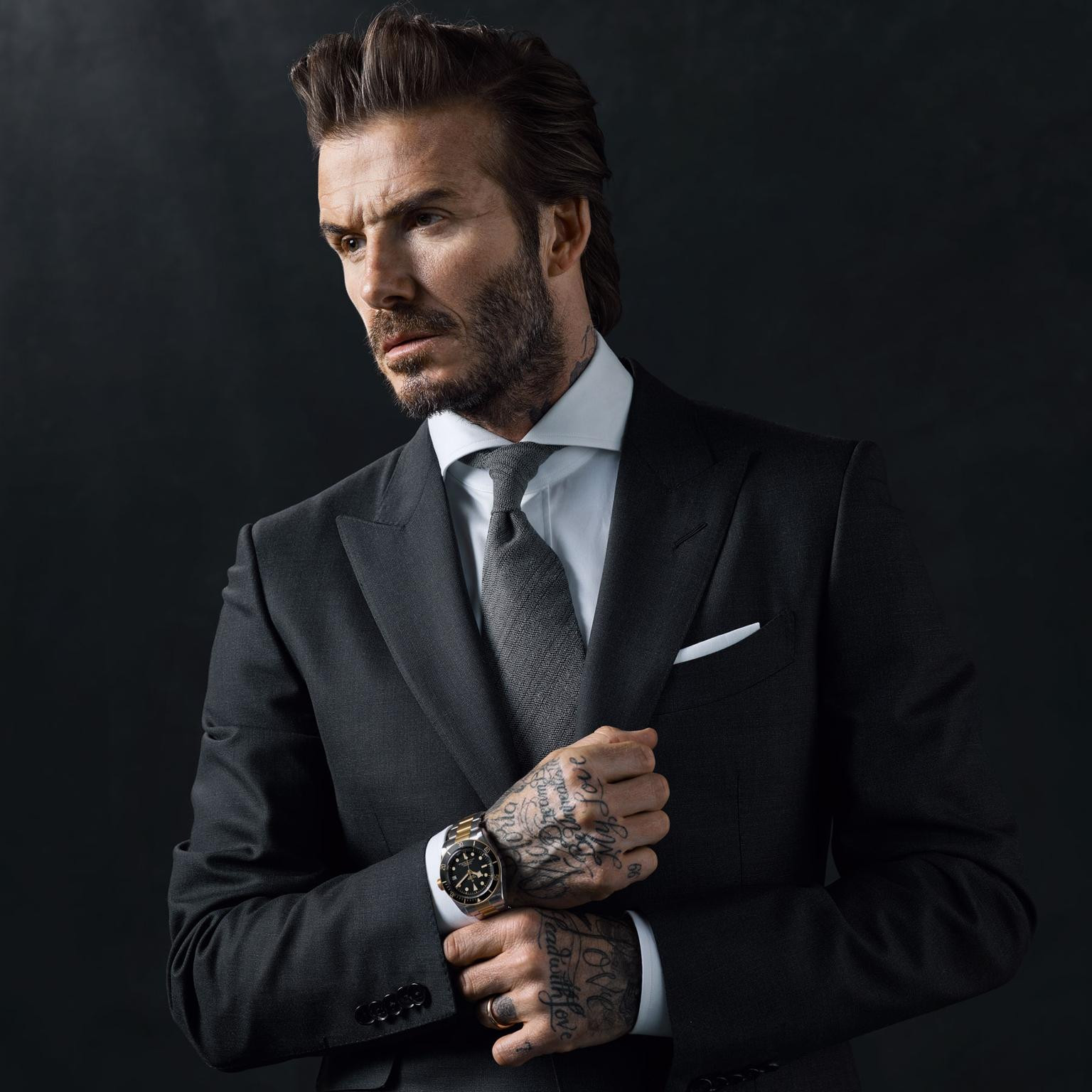 Vẻ ngoài nam tính của Beckham trong ảnh quảng cáo đồng hồ của Tudor