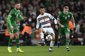 Bồ Đào Nha gây thất vọng vì không thể ghi điểm trước Ireland