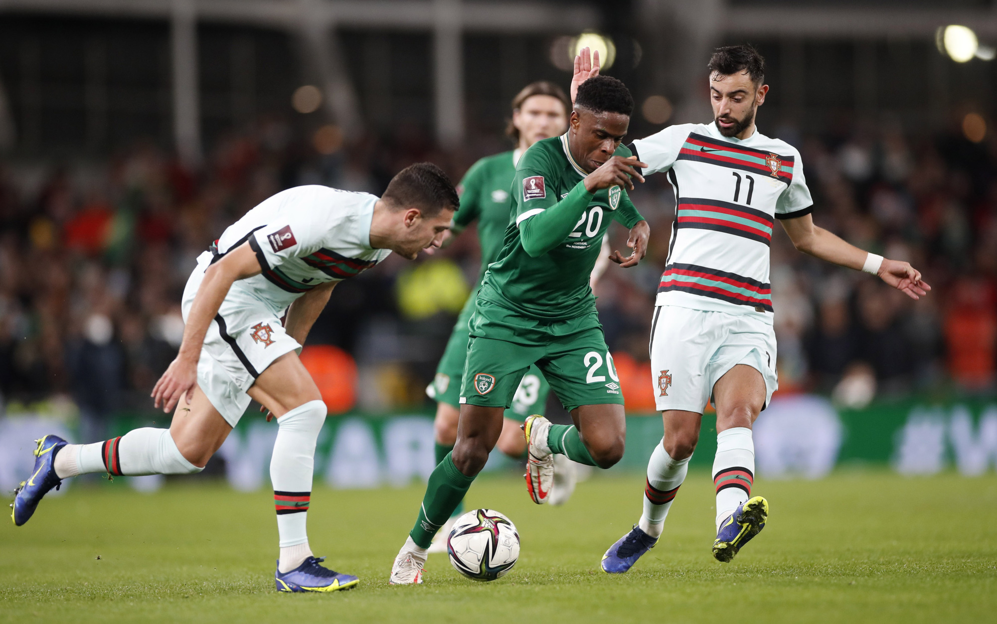 Bồ Đào Nha mất cơ hội tranh vé tham dự WC sớm với kết quả 0-0 trước Ireland