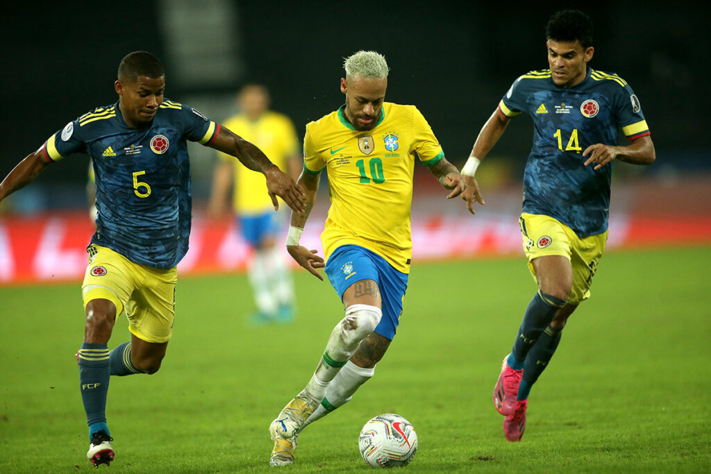 Brazil và Colombia tại vòng loại WC 2022