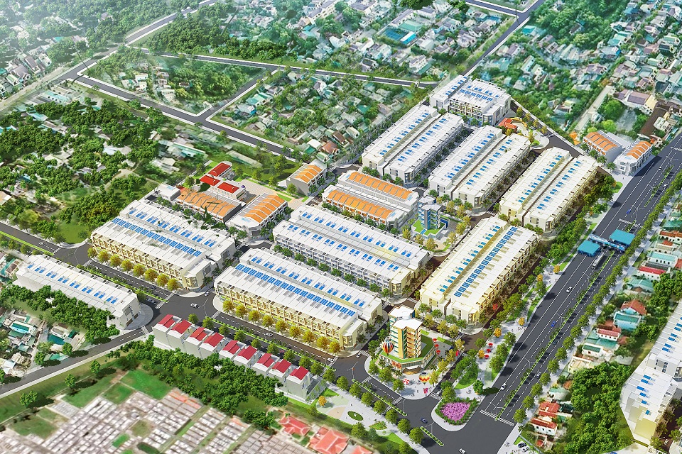 Phối cảnh hiện đại của dự án Epic Town Quảng Nam